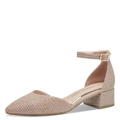 Afbeelding van Marco Tozzi 2 24304 42, mocassin voor dames, Metallic roze