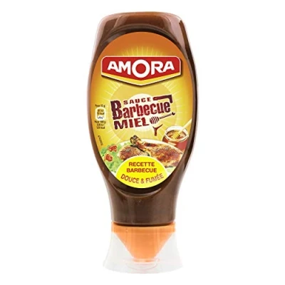 Afbeelding van AMORA Grillsaus honing 485 g fles