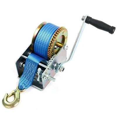 Afbeelding van FreeTec handlier met blauwe Polyester riem voor berging, boot (10m, 1.134 kg)