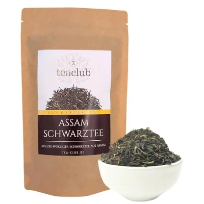 Afbeelding van Assam zwarte thee, los 100 g, tweede flush, sterke oosterse friesthee, kruidig en mout, TeaClub thee