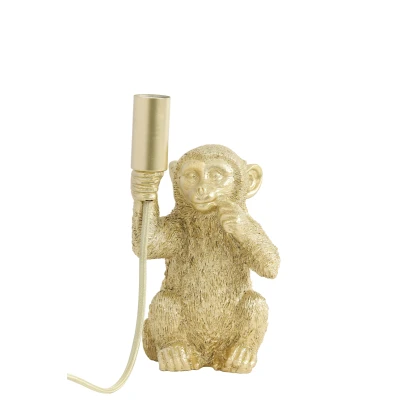 Afbeelding van Light &amp; Living Tafellamp MONKEY 13x12.5x23.5cm Goud
