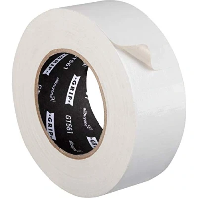 Afbeelding van Gaffa Tape wit 50 mm x m, GRIP Eventbasics GT 561 plakband, allround pantserband met sterke kleefkracht