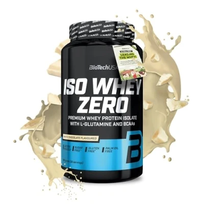 Afbeelding van Biotech USA Iso Whey Zero 908 Gram Proteine White Chocolate