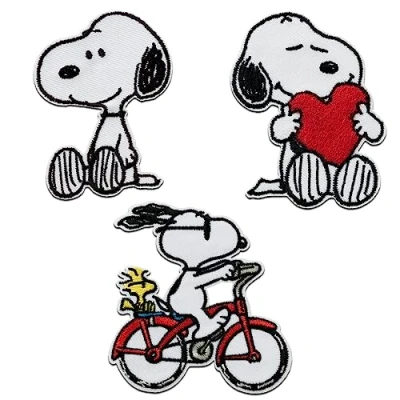 Afbeelding van Mono Quick Peanuts Snoopy opstrijkbare patches, 3 stuks