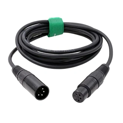 Afbeelding van HangTon 4 m XLR mannelijk naar vrouwelijk pins gebalanceerde audiokabel