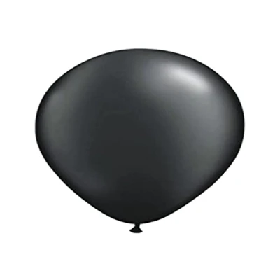 Afbeelding van Folat Ballonnen zwart metallic 30 cm 50 stuks