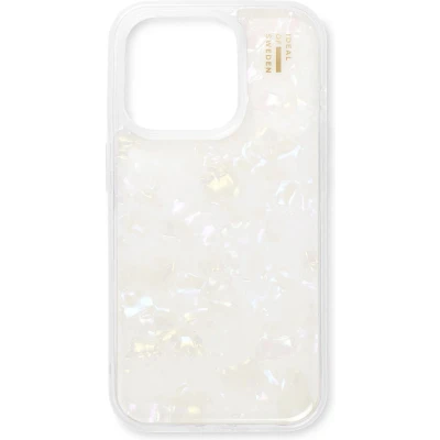 Afbeelding van iDeal of Sweden Hoesje Geschikt voor iPhone 15 Pro Pearlized Case Wit
