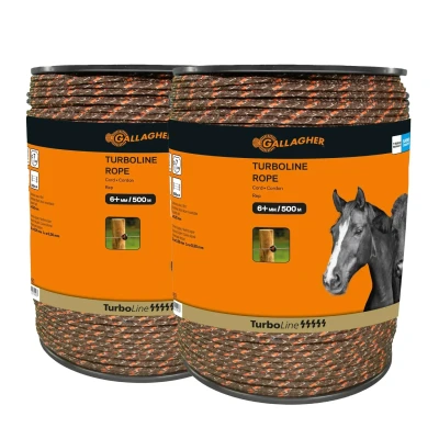 Image de TurboLine schrikdraad wit, 2x200m, Gallagher Geschikt voor Veehouderij