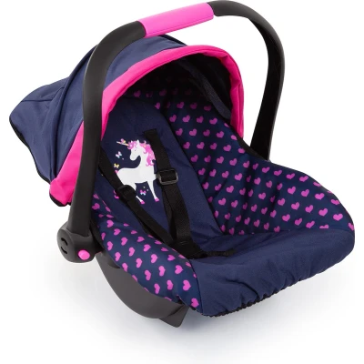 Afbeelding van Bayer Autostoeltje Deluxe Car Seat voor poppen Blauw en Roze (67954AA)