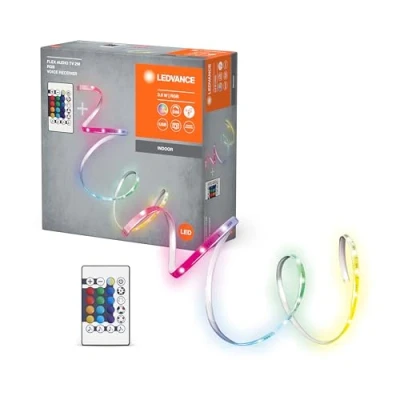 Afbeelding van LEDVANCE FLEX AUDIO TV 4099854095368 LED strip basisset Met USB aansluiting 5 V 2000 mm RGB 1 stuk(s)