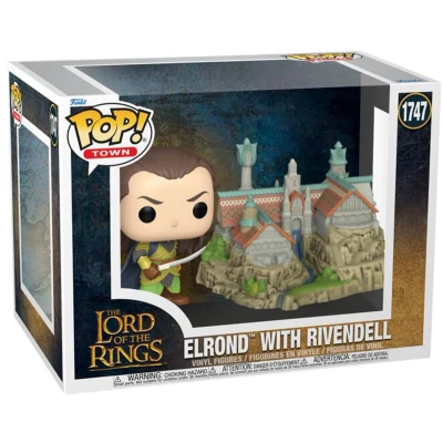 Afbeelding van the Lord of Rings POP! Town Vinyl Figure Elrond &amp; Rivendell #1747
