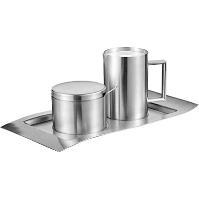 Afbeelding van Esmeyer 400 1655 / Wave Suiker/Cream Set 4 delig
