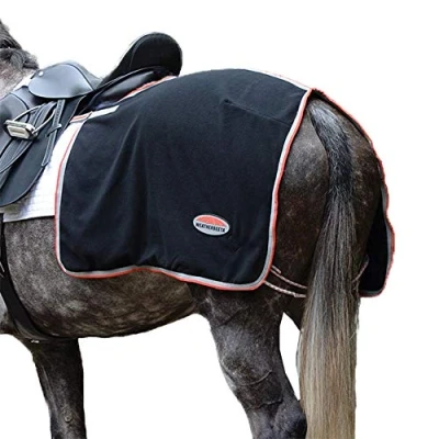 Afbeelding van Weatherbeeta Quarter Sheet Therapy Tec Fleece Black/Silver/Red 135/185