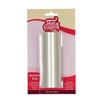 Afbeelding van FunCakes Acetaatfolie 12 cm x 20 m Bakpapier