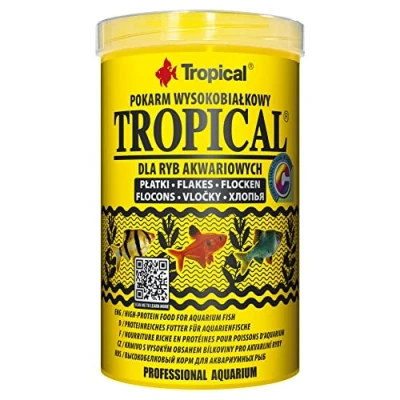 Afbeelding van Tropical vlokvoer basis tropisch 1 liter visvoer
