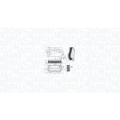 Afbeelding van Magneti Marelli Oliekoeler motorolie 350300003000