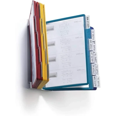 Afbeelding van Wandelement Durable Vario Wall met 20 tassen A4 assorti