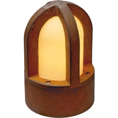 Afbeelding van SLV buiten sokkellamp Rusty Cone geroest staal