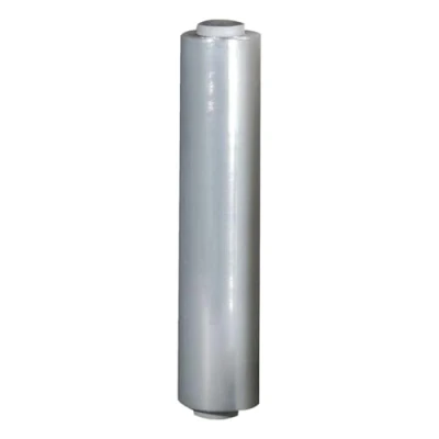 Afbeelding van Wikkelfolie / rekfolie stretchfolie 50cm x 280m 20ym transparant handmatig gebruik prijs voor 1 rol