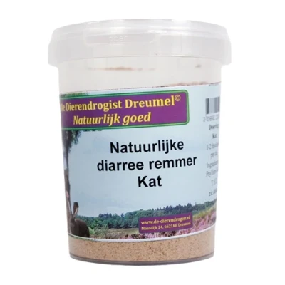 Afbeelding van Dierendrogist Natuurlijke Diarree Remmer Kat 200 GR