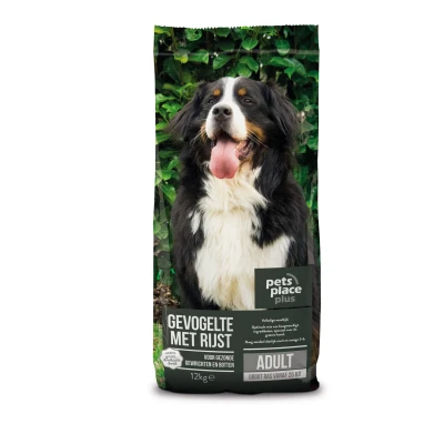 Afbeelding van Pets Place Plus Hond Adult Maxi Hondenvoer Gevogelte Vlees 12 kg