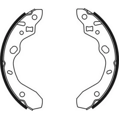 Afbeelding van ABE C03042ABE Remschoenen Achteras 200 36 SUMITOMO MAZDA: 323 F 6