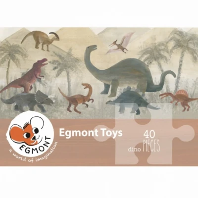 Afbeelding van Egmont toys vloerpuzzel dino&#039;s 40st
