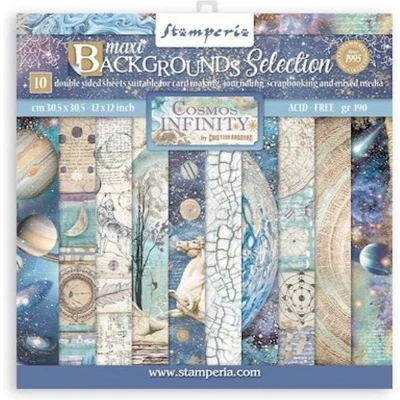 Afbeelding van Stamperia International SBBL123 scrapbookingblok, 30,5 cm, meerkleurig