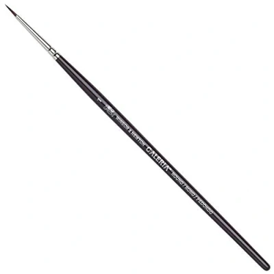 Afbeelding van Winsor &amp; Newton Galeria Acrylverf Penseel ronde vorm korte steel No. 1 kwast 1,5mm