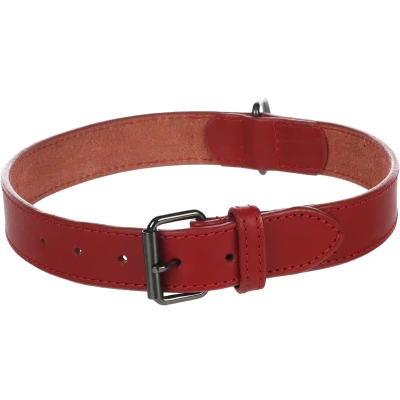 Afbeelding van Flamingo Denver Gewoon Halsband Honden Rood Xxl 52 62cm 30mm 1st 174587