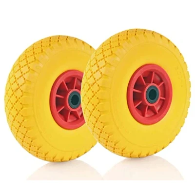 Afbeelding van Kippen 1639K1, 1 paar massief rubberen wielen, lekbestendig, maat: 3,00 4 (260 x 75 mm)