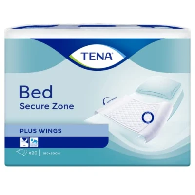 Afbeelding van Tena Bed Plus 80 x 180 cm (met instopstroken) 4 pakken van 20 stuks