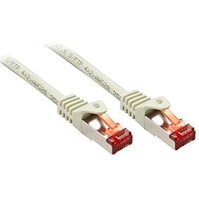 Afbeelding van LINDY 47340 RJ45 Netwerkkabel, patchkabel CAT 6 S/FTP 0.30 m Grijs 1 stuk(s)