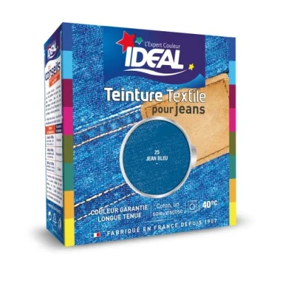 Image de Teinture Tissu Idéal liquide Bleu jeans 25 maxi