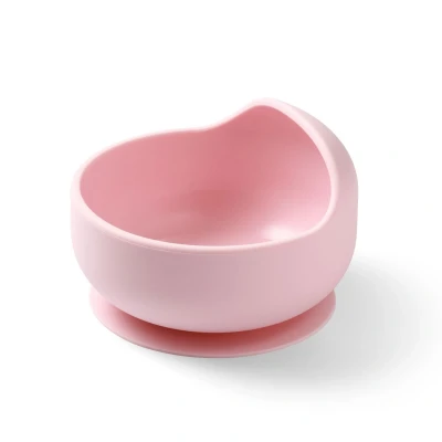 Afbeelding van Baby Ono Roze Siliconen Kommetje met Zuignap 1481/02