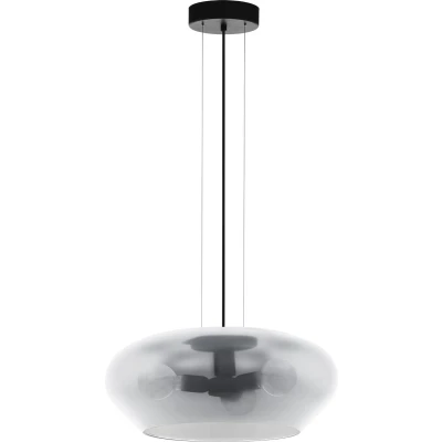 Afbeelding van EGLO Priorat Hanglamp 3 lichts Ø50 cm E27 Zwart