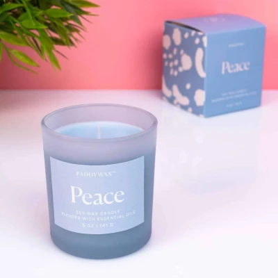 Afbeelding van Wellness Geurkaars Peace (blauw)