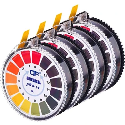 Afbeelding van Universeel pH testpapier, teststrips, rol meting, volledig bereik 0 14, 16,4 ft/rol (4)