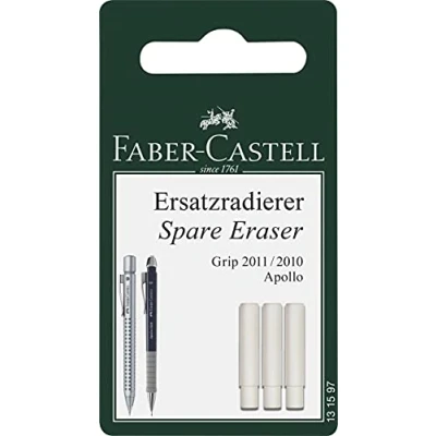 Afbeelding van reservegum Faber Castell voor GRIP 2011 blister a 3 stuks