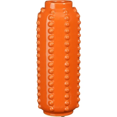 Afbeelding van Mica Decorations Boaz Vaas H30 x Ø11 cm Keramiek Oranje