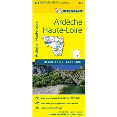 Afbeelding van Ardeche / haute loire 11331 carte &#039; local ( France ) michelin kaart
