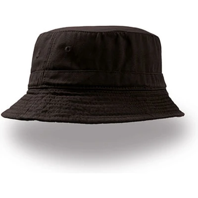 Afbeelding van Atlantis Bucket Hat Hoed Vissershoedje Dames en heren Katoen Zwart S/M