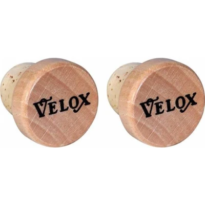 Afbeelding van Velox Stuurdop hout vintage (set)