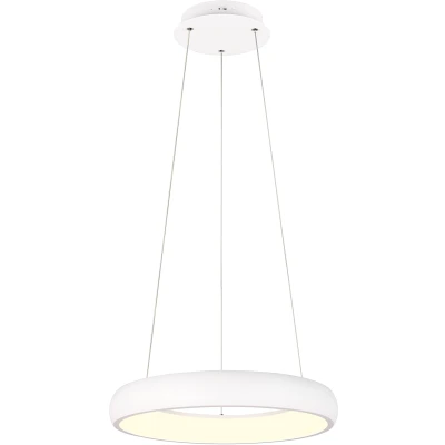 Afbeelding van Cardona hanglamp, Ø 46,5 cm, wit, CCT, metaal