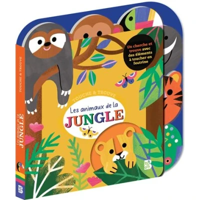 Afbeelding van TOUCHE &amp; TROUVE: ANIMAUX DE LA JUNGLE