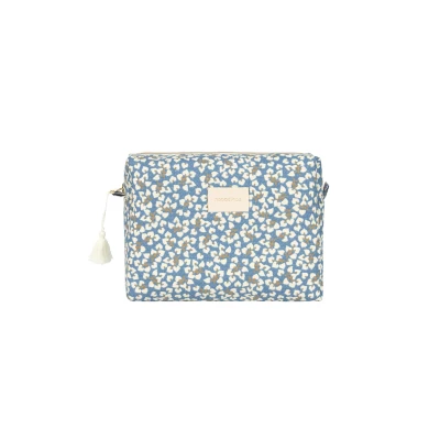 Afbeelding van Nobodinoz Waterproof Vanity Case Toilettas Diva Opera Blue Yumiko