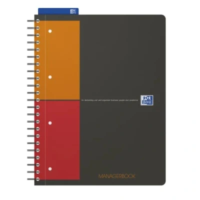 Afbeelding van Oxford International Managerbook, 160 Bladzijden, Ft A4+ Schrift