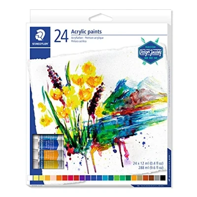Afbeelding van Acrylverf set 24 tubes 12 ml DJ