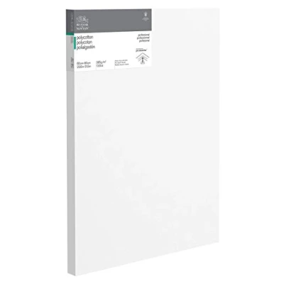 Afbeelding van Winsor &amp; Newton 6206064 Deep Edge professioneel frame van katoenmix, 385 g/m², drievoudige primer, middelgrote korrel, ideaal voor olieverf en acrylverf, 60 x 80 cm