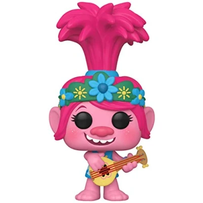 Afbeelding van Funko DreamWorks Trolls Pop! 47349 World Tour Poppy figuur met gitaar vinyl 9 cm (UK Exclusive)
